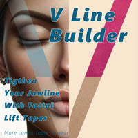 Elastic Face Lift Tape-Instantly Lifts Sagging Jowls,Neck Skin,And Double Chin for a Defined V Jawline-Reusable-0.98*196.85 Inch